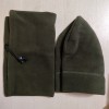 Шапка + баф комплект тактичний флісовий Олива Хакі